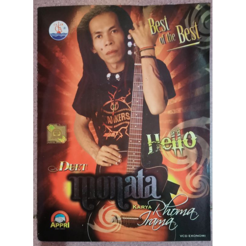 VCD original om Monata best of Shodiq spesial lagu Rhoma irama
