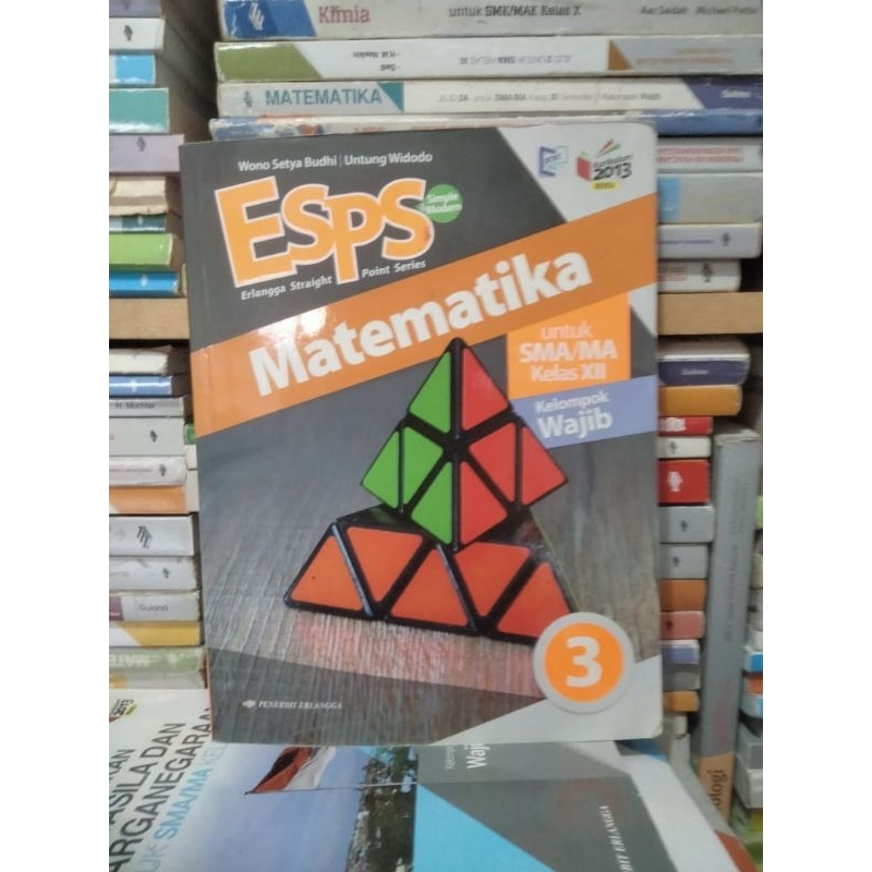 buku esps matematika kelas 12/XII/3 sma/ma erlangga revisi