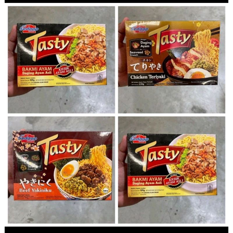 

PROMO Mie Sedaap Tasty 1 Dus/ 1 Karton Semua Varian Rasa