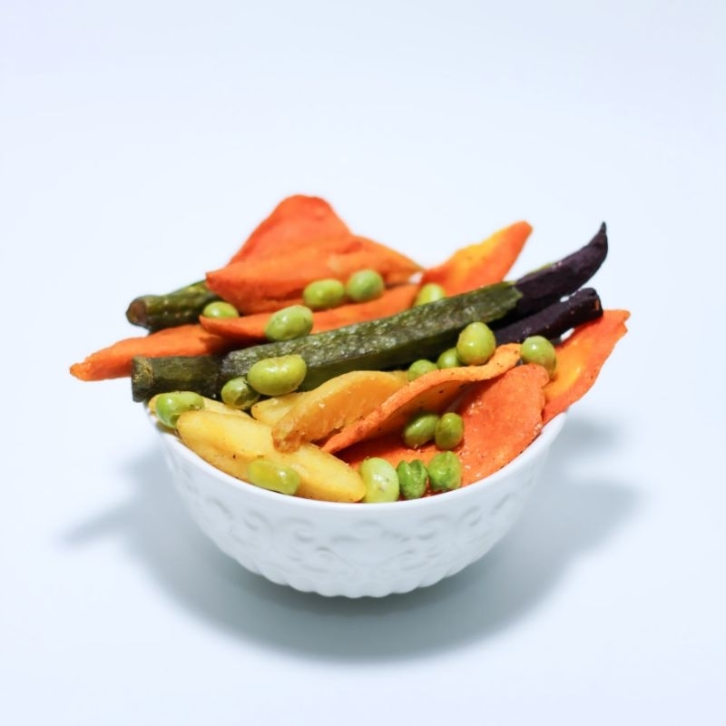 

crispy sayur ,buah ,brokoli, paprika,
