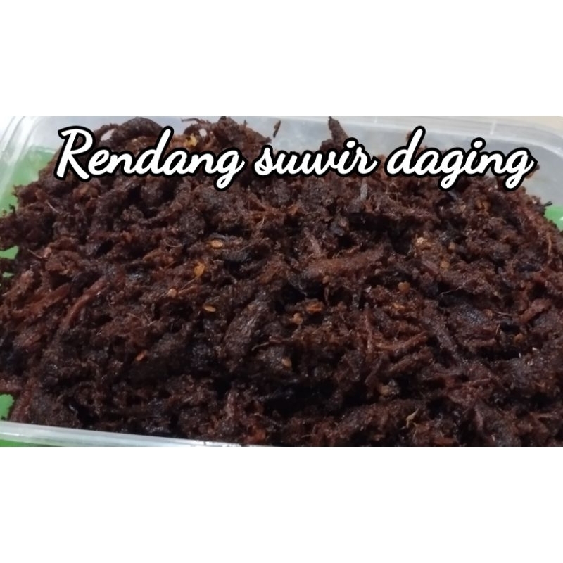 Rendang suwir daging sapi