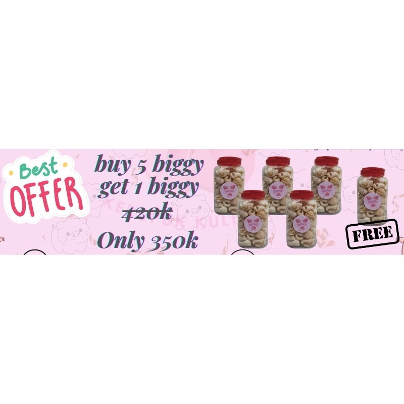 

(B5G1 BIGGY) Kerupuk Kulit Babi / Kerubi