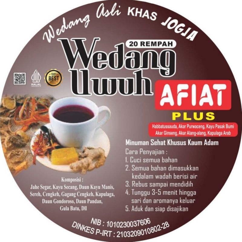 

10WEDANG UWUH PLUS HABBATUSSAUDA MANTAP