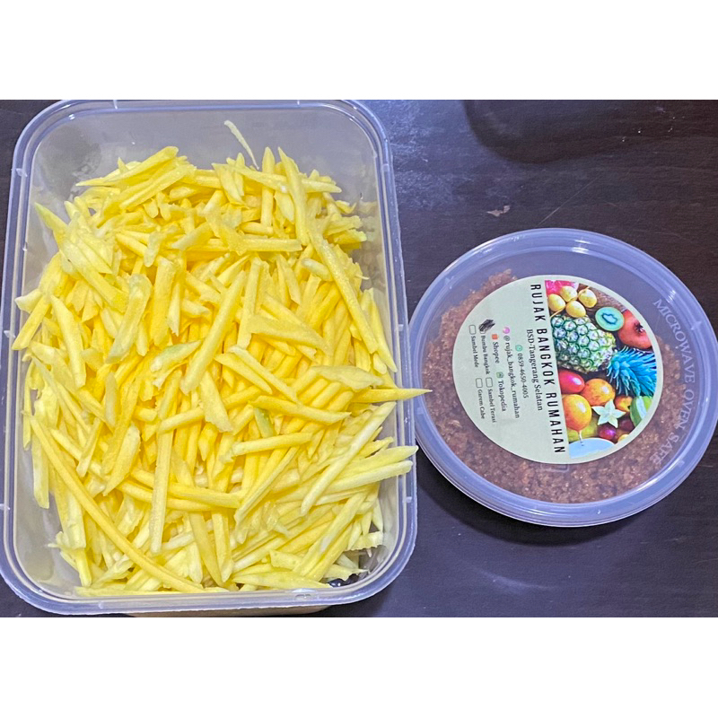 

Paket rujak mangga mengkel serut + bumbu rujak