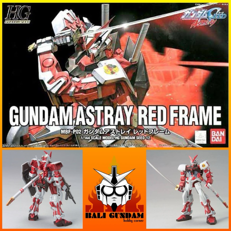 HG 1/144 MBF-P02 GUNDAM ASTRAY RED FRAME Bali Gundam Hobby Corner Bandai Original