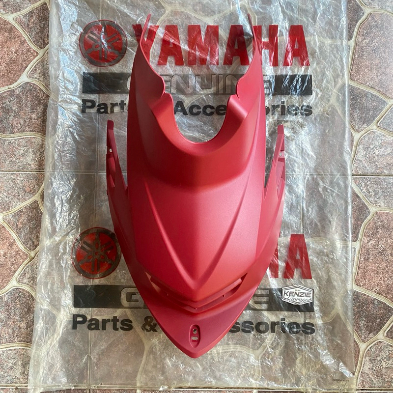 Cover dek mesin Mio soul karbu merah Original 14D-F172W-10