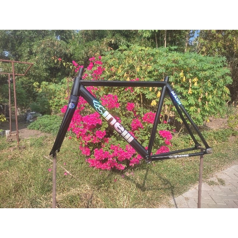frame fork cinelli mash custom steel