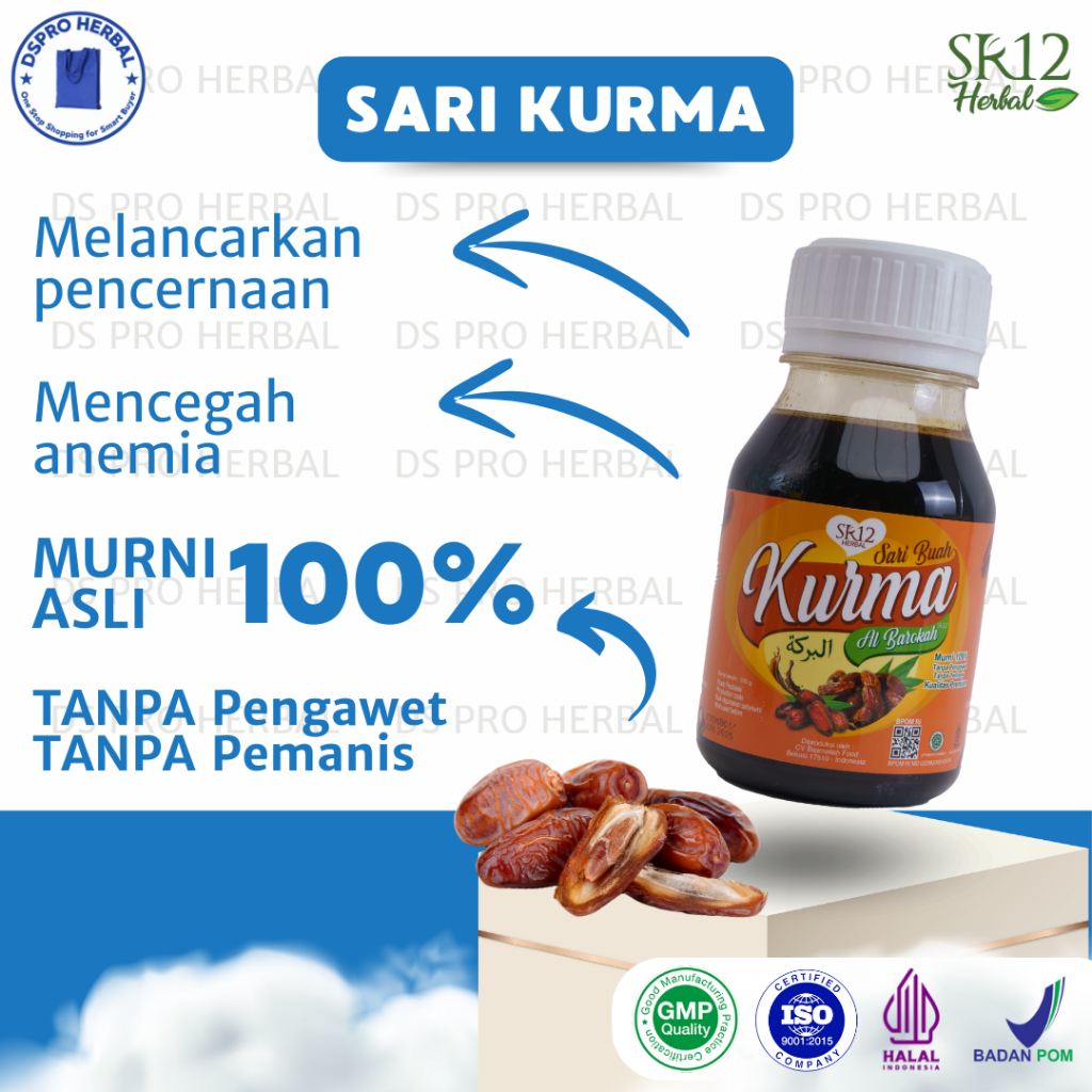 

SARI KURMA SR12 - 350G I SARI KURMA ASLI MURNI TANPA PENGAWET I Sari Kurma Al Barokah