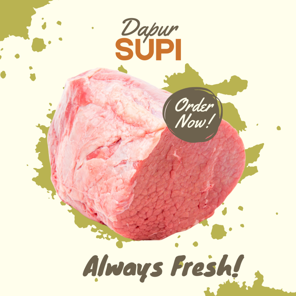 

Daging Sapi Gandik Segar, Dijamin 100% Halal - 1000 Gram