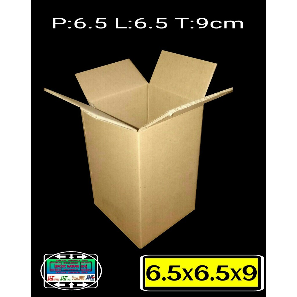 

kardus packing ukuran 6.5x6.5x9 kartonbox/kardus mini/kardus murah