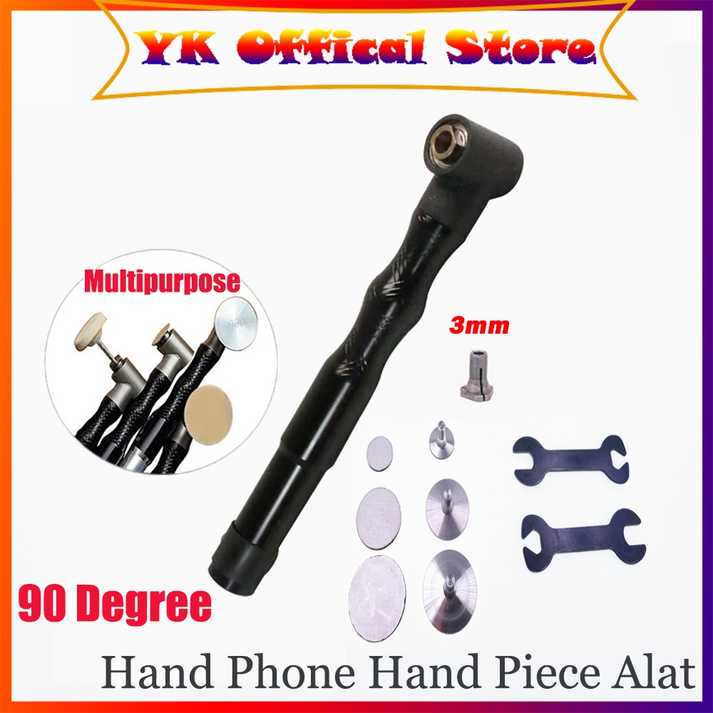 90 Degree Hand Phone Hand Piece Alat Tuner Bengkok Cuner Bor Tuner Bengkok PNP Foredom 90 Derajat