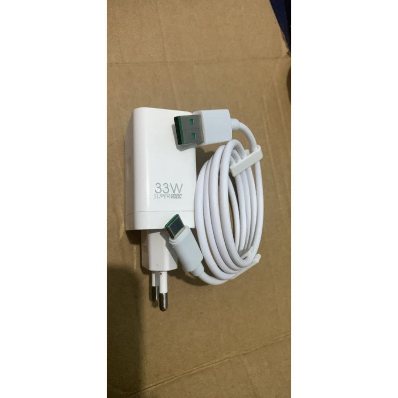 charger realme 33watt 99% original supervooc
