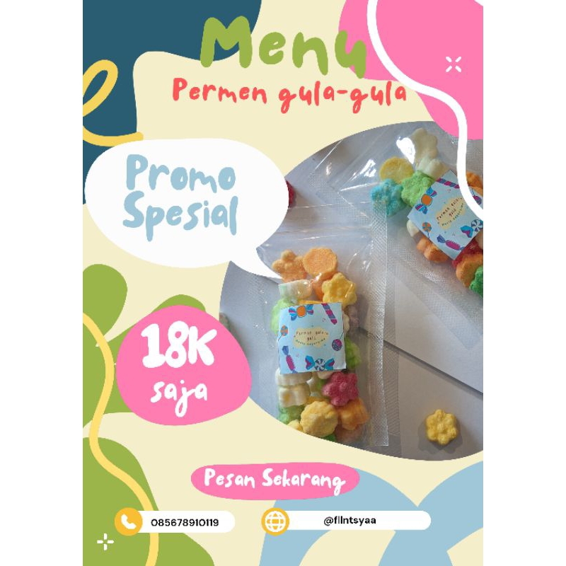 

permen gula-gula homemade