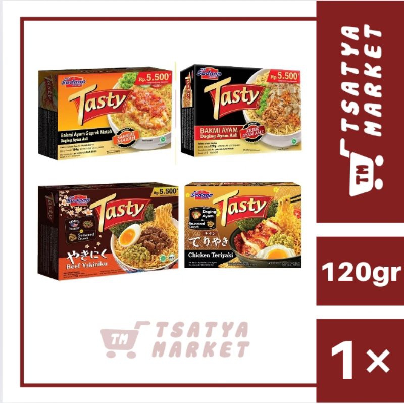 

SEDAAP TASTY REAL MEAT 120GR