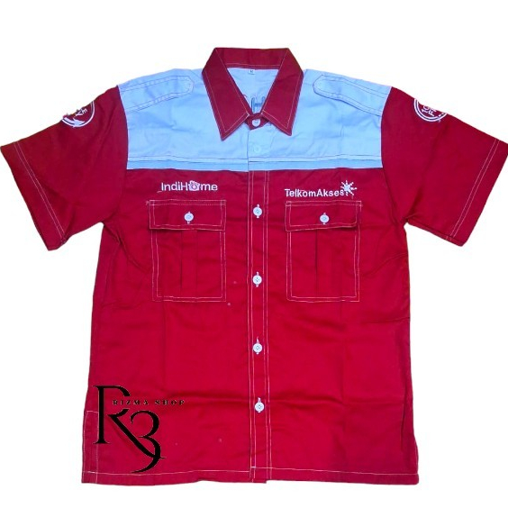 BAJU SERAGAM INDIHOME - BAJU KERJA INDIHOME BORDIR