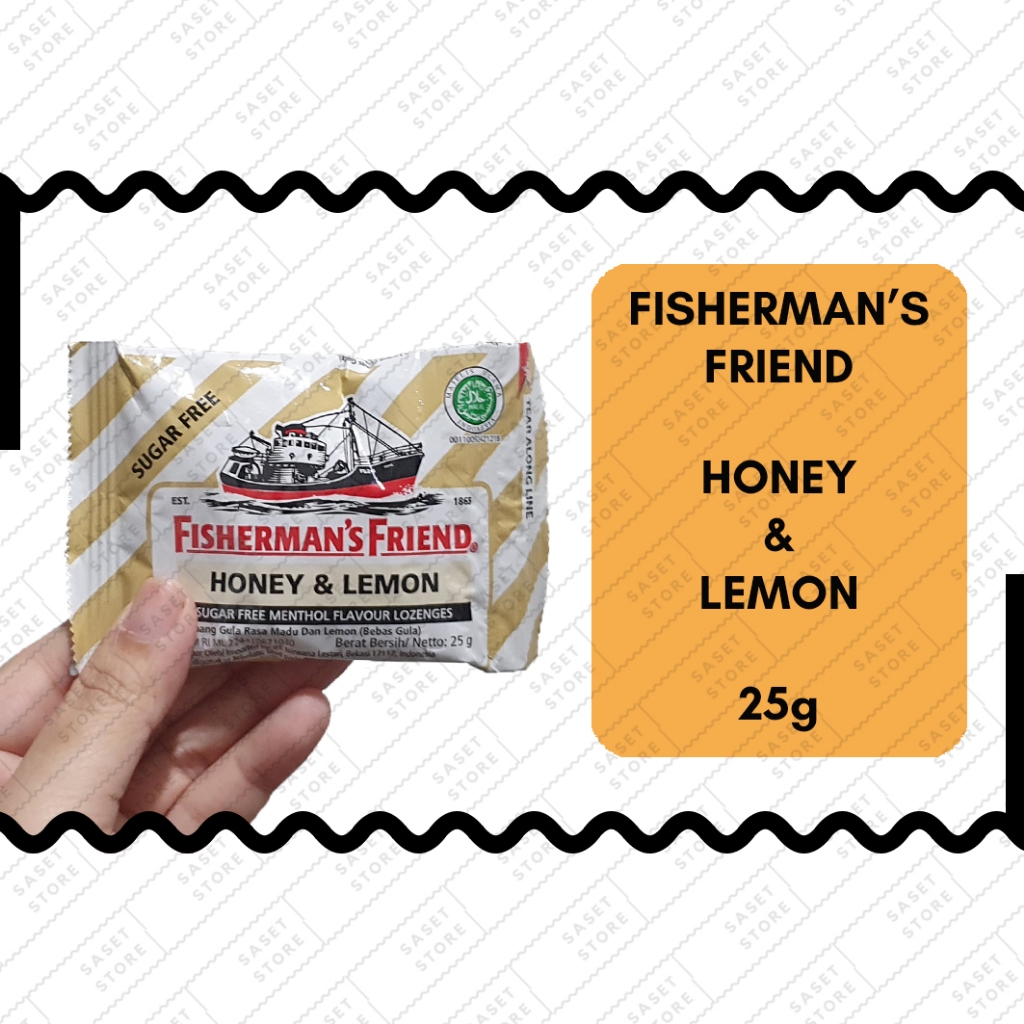 

Fisherman's Friend Permen Honey Lemon 25g Sachet Bebas Gula Madu