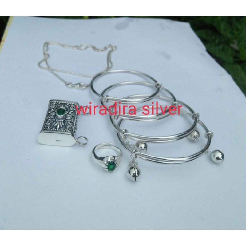 Gelang 3bulanan perak 925