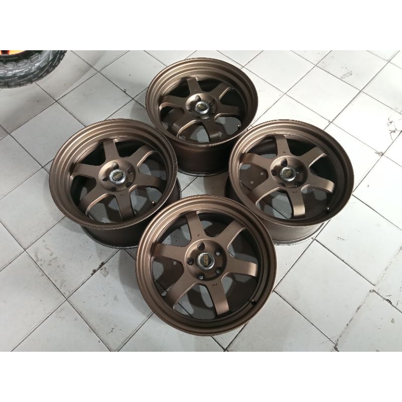 Velg Bekas TE37 ring 18 lebar 8,5/9, 5 et 35/40 lobang 5x114