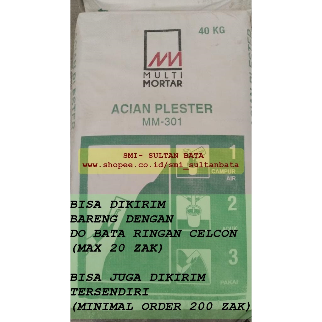 SEMEN ACIAN MULTI MORTAR MM-301P ACIAN (SEMEN INSTANT) @40KG