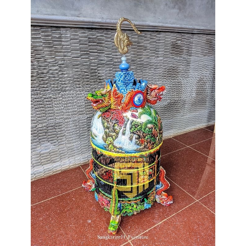 Sangkar Burung perkutut ukir airbrush berkualitas...