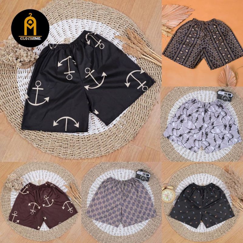 AMCLOTHING BOXER PRIA | KOLOR PRIA | BOXER MOTIF DEWASA | KOLOR| CELANA BOXER | CELANA PENDEK PRIA c