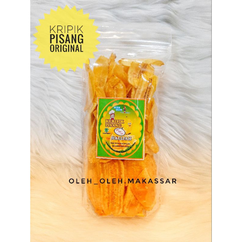 

Kripik Pisang Halijah Original Oleh Oleh Makassar