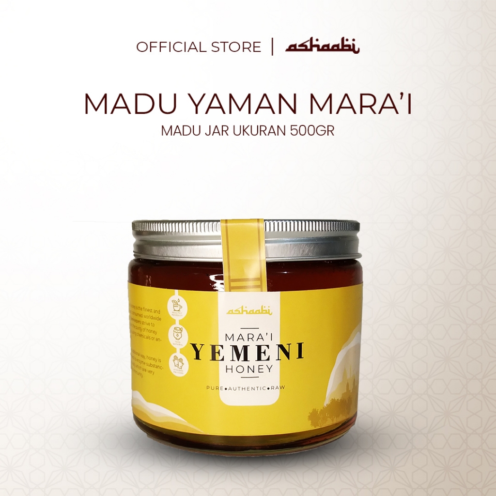 

Madu Yaman Marai premium asli original Ashabi 500gr madu murni natural enak sehat honey madu yemen
