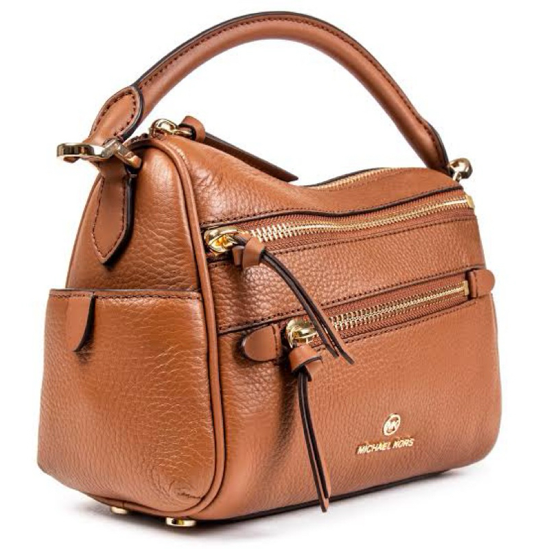 MK Lorimer Medium Zip Satchel Leather Luggage (Butik)