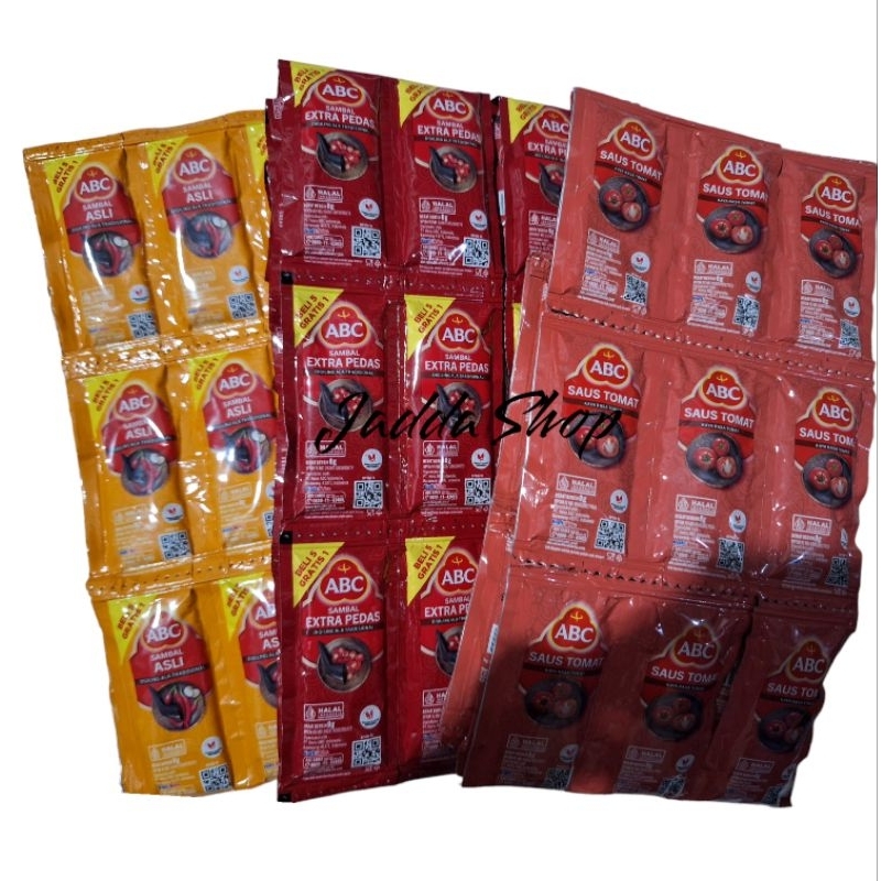 

ABC Saos Sachet - Sambel Sachet - Saos Sambal
