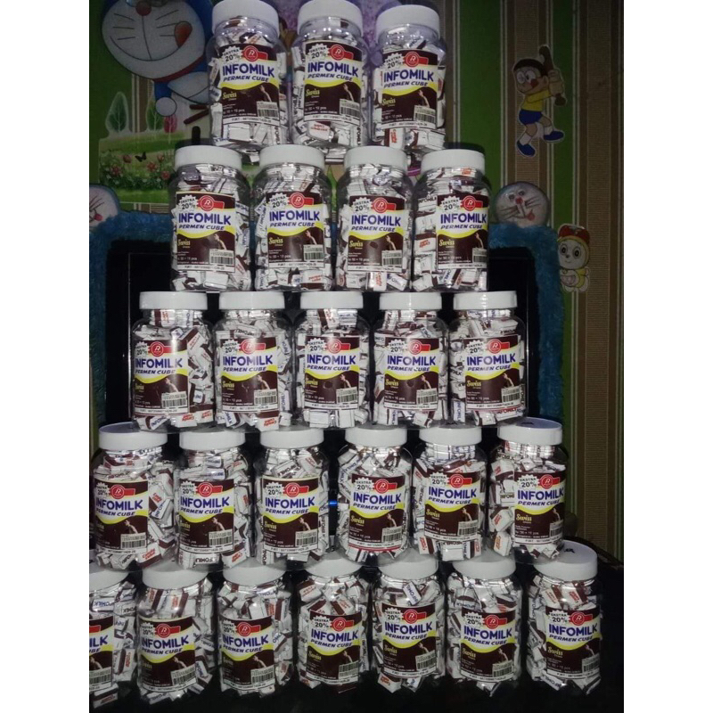 

Permen Cube Infomilk coklat Termurah 1 toples isi 60 pcs