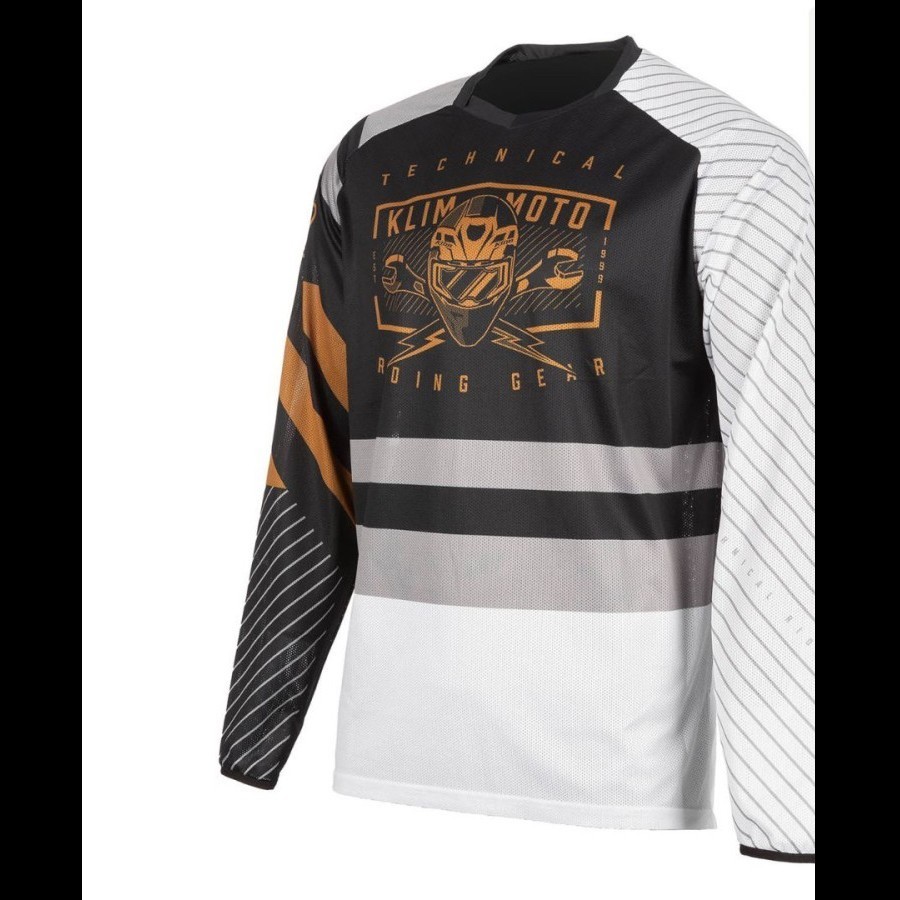 Jersey Motor KLIM Petrol Octane Black Monument Jersey KLIM Petrol Original