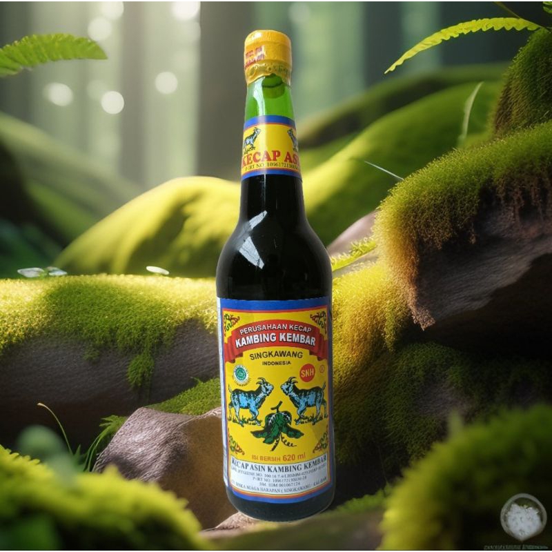 

kecap asin kambing kembar 620ml botol kaca