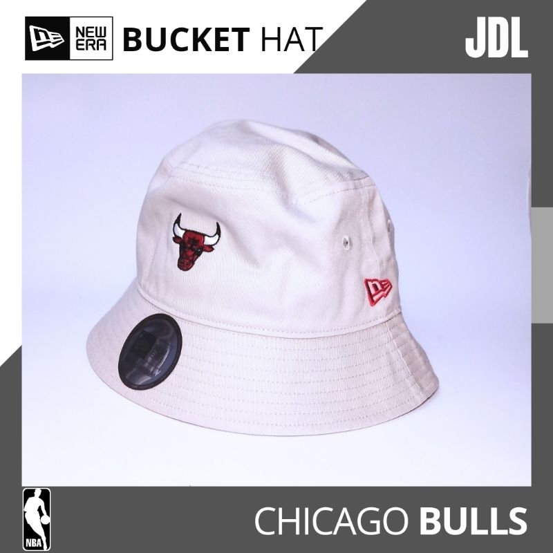 Chicago Bulls NEW ERA ORIGINAL Putih BucketHat