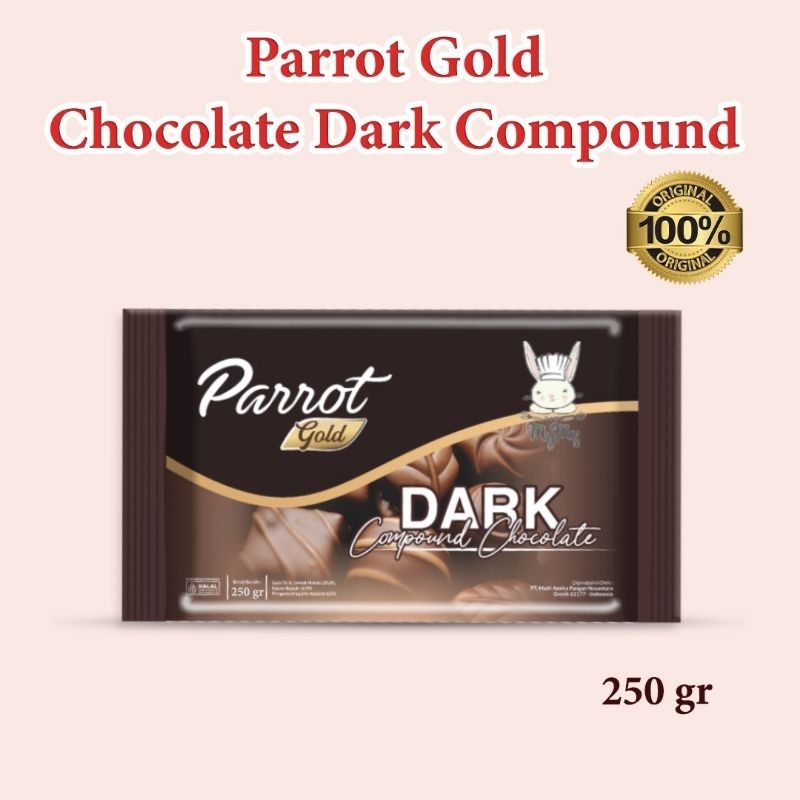 

Parrot Gold Datk Chocolate Compound 250 gr