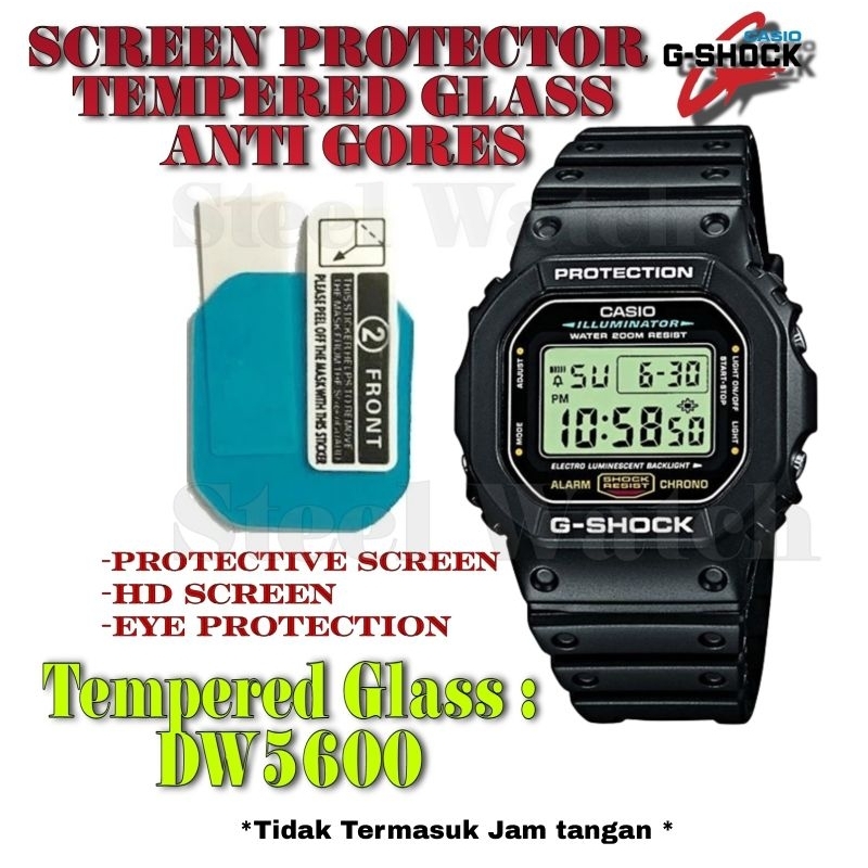 Anti Gores Jam Tangan Casio DW-5600 DW-5600 DW-H5600 GW-B5600 GW-B5600 GMW-B5000 GLX-S5600 Tempered 