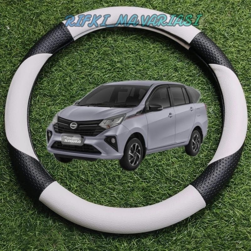 cover stir mobil Daihatsu Sigra / sarung stir mobil universal variasi murah lapis pelindung stir mob