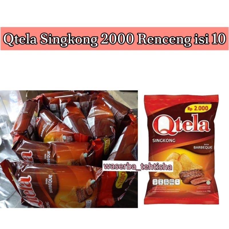 

waserba_tehtisha| Qtela Singkong Barbeque 30gram isi 10/ Qtela Renceng isi 10