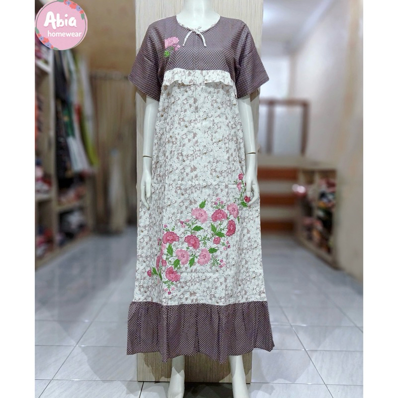 Daster Bordir Malang Katun Jepang - Busui Friendly