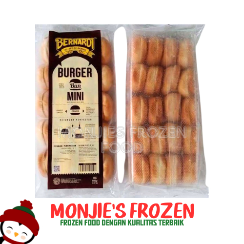 

DEB BERNARDI BURGER BUN MINI ISI 20 620gr - ROTI BURGER MINI