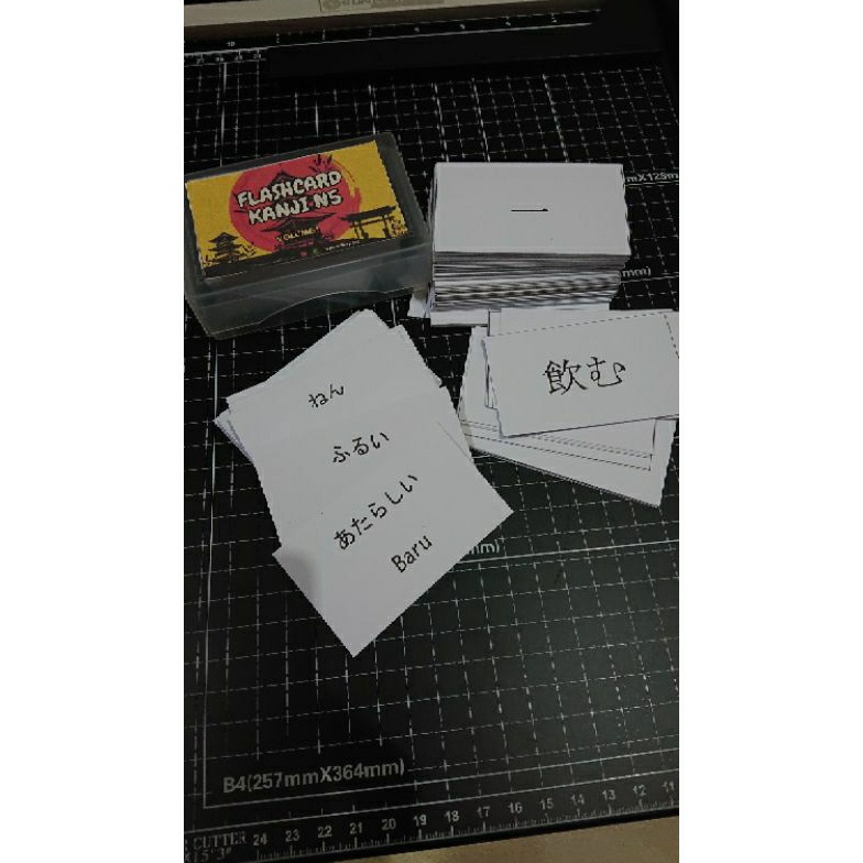 

KODE K88Y FLASHCARD HAPALAN KANJI KOTOBA N5