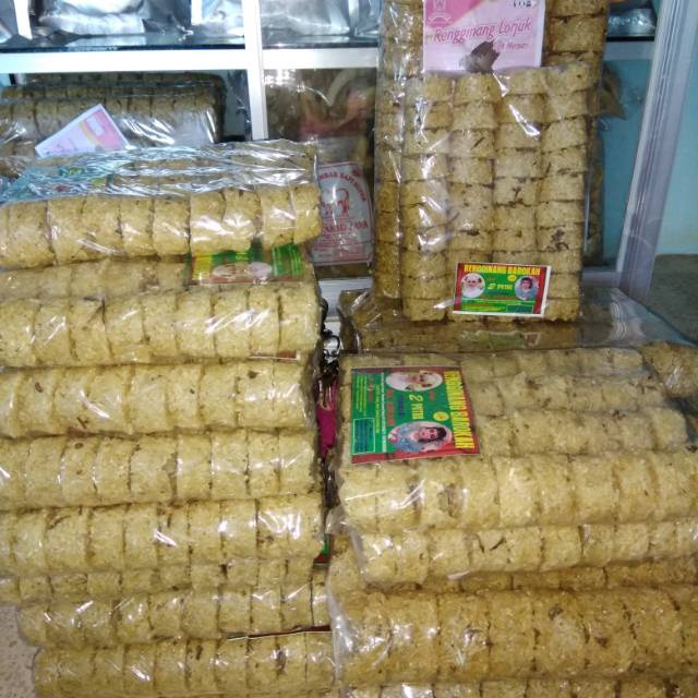 

MURAH MERIAH Rengginang ikan Lorjuk asLi Madura isi 4 biji