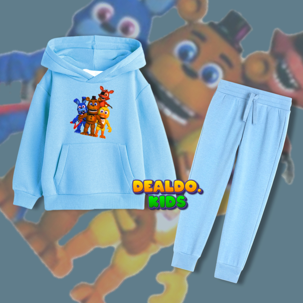 Stelan Hoodie Jogger anak Freddy fnaf / Stelan Hoodie Jogger anak Freddy fnaf