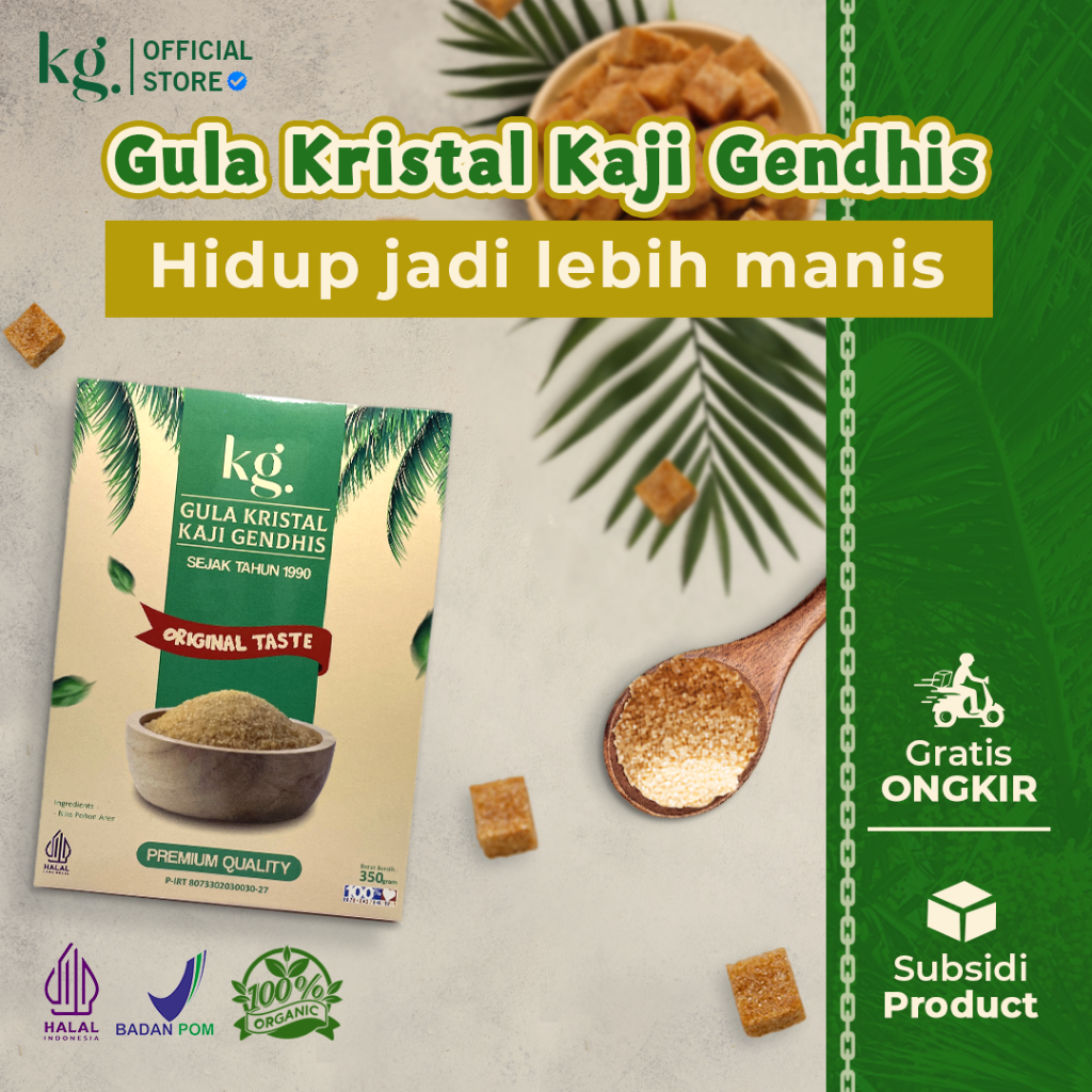 

Gula Kristal Kaji Gendhis - bantu lawan diabtx