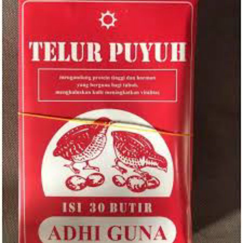 

telor puyuh/30butir