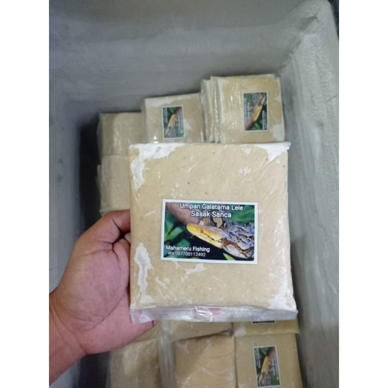 Umpan lele siap pakai sasak sanca