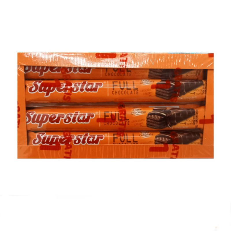 

Superstar Wafer Coklat / Superstar Roma Wafer Coklat isi 20 pcs + 1