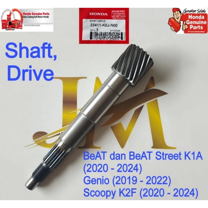 23411K0JN00 As Pully As Gardan Genio Beat New Led 2020 Scoopy 2021 Asli Ori Honda AHM