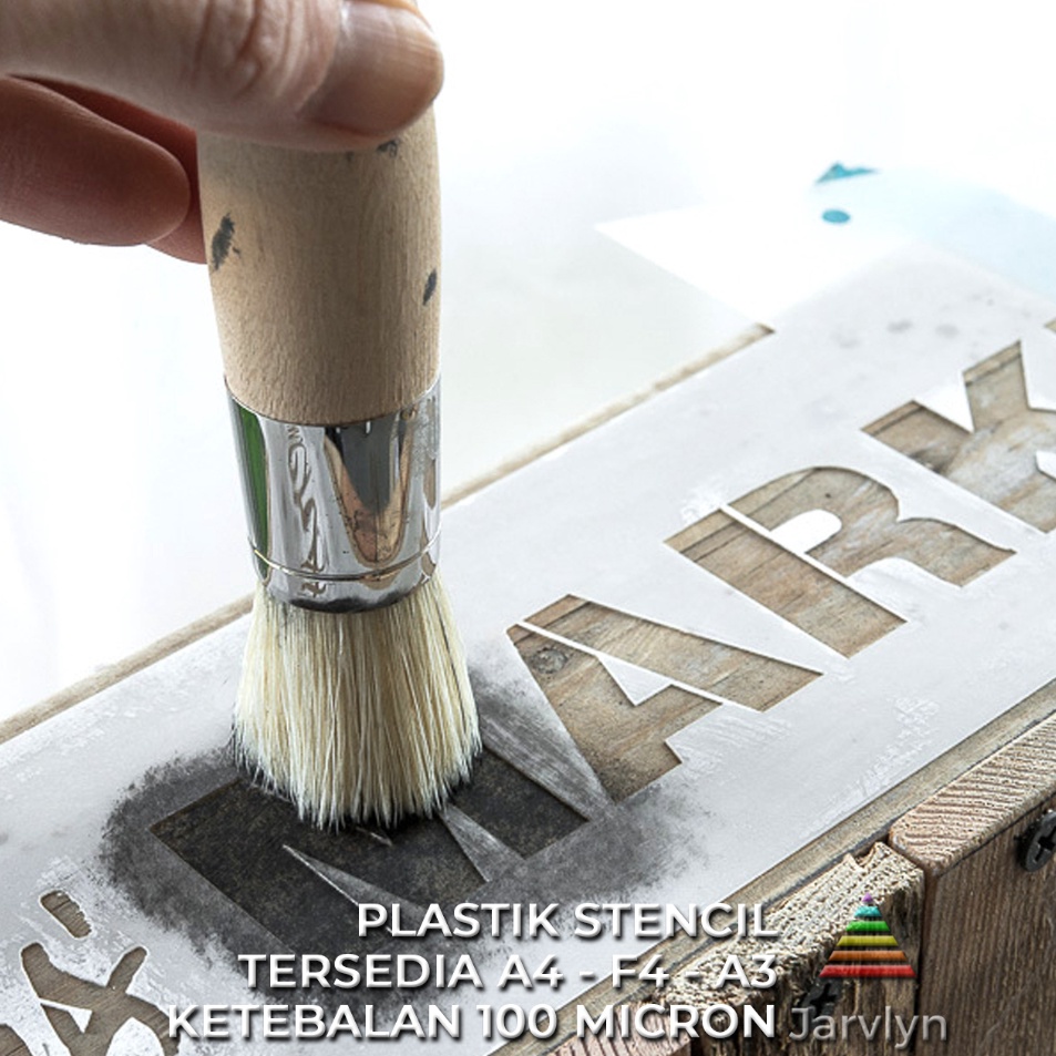 

JARVLYN PLASTIK STENCIL MYLAR DEKORASI POLOS 1 MICRON NON