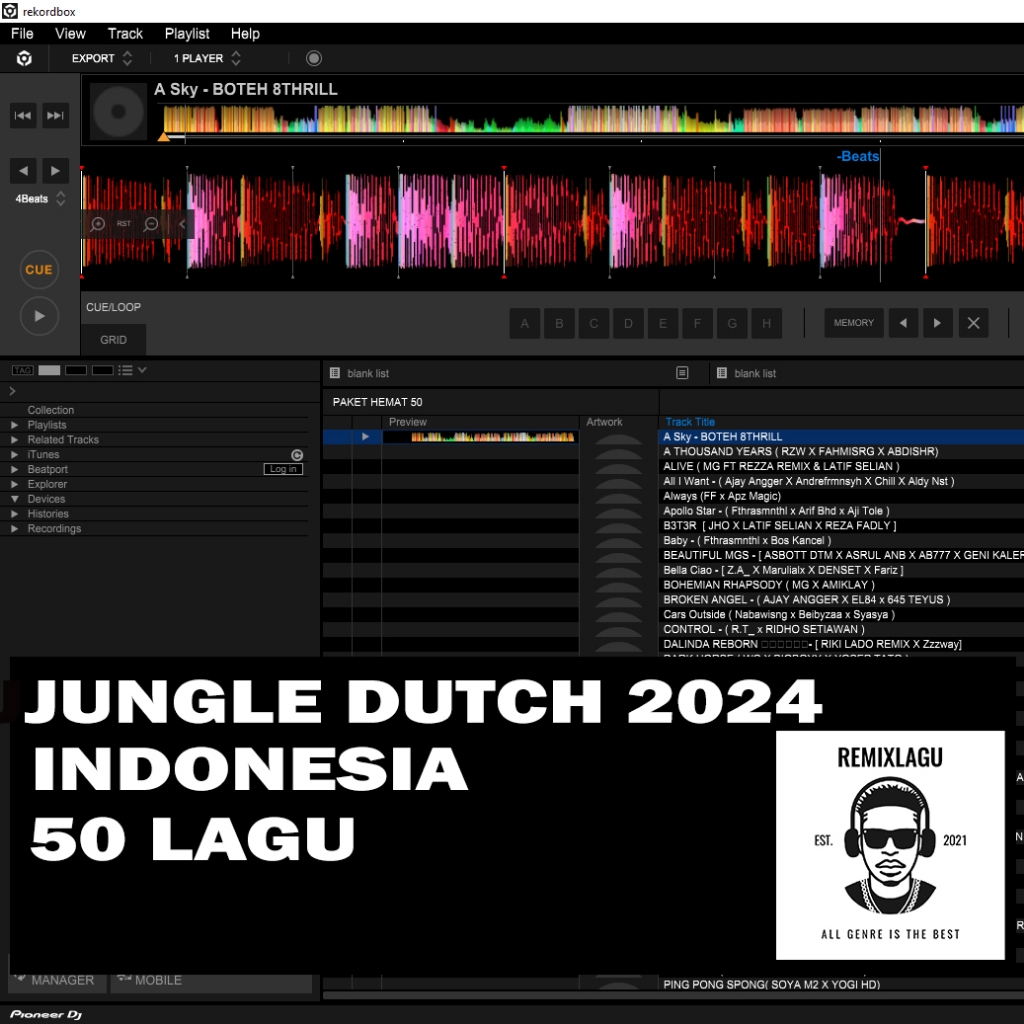 DJ Jungle Dutch Indonesia 2024 - 50 Lagu