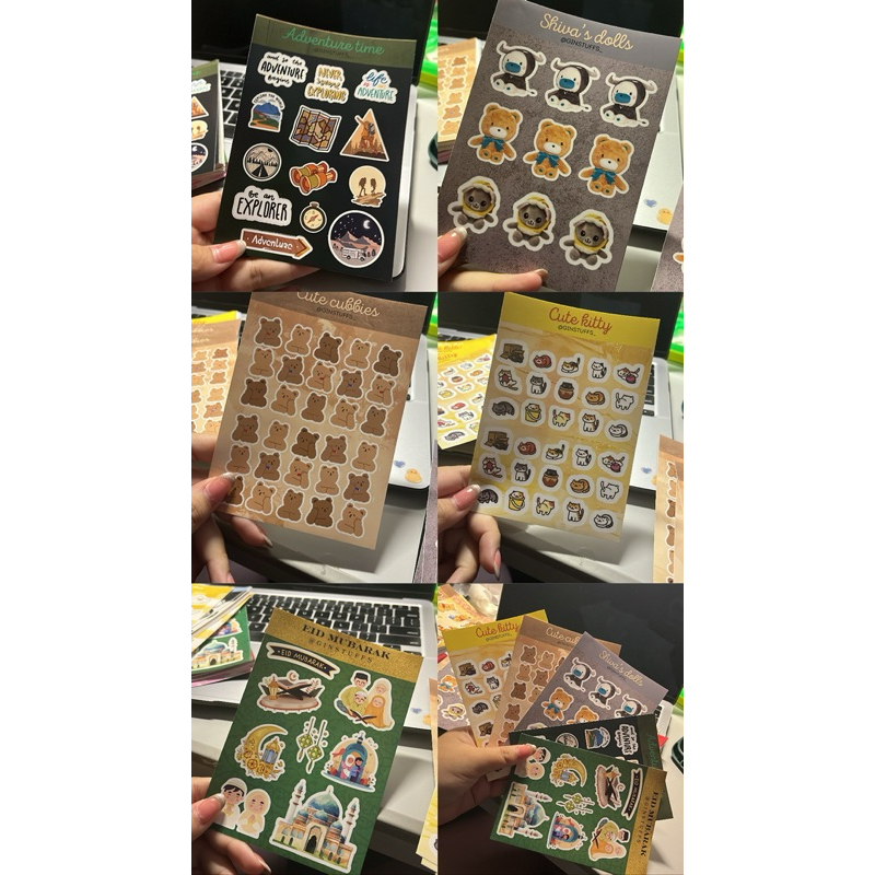 

GINSTUFFS stiker/sticker karakter ukuran A6 sudah kisscut anti air